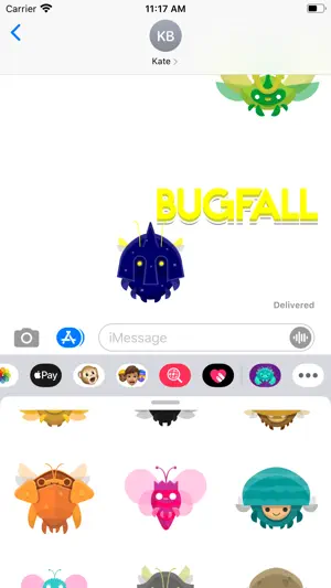 BugFall Stickers