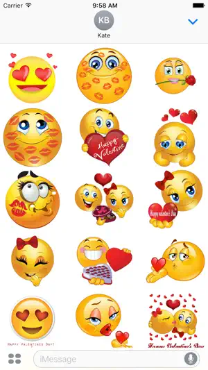 Animated Valentines Stickers