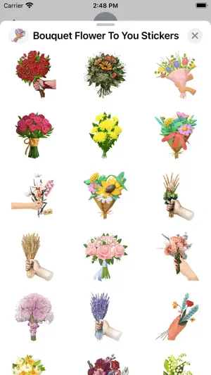 Bouquet Flower To You Stickers