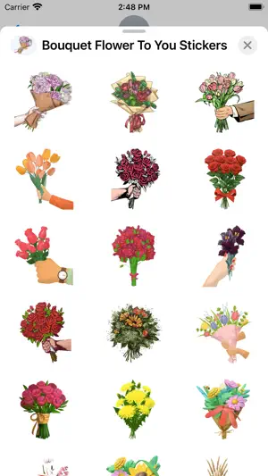 Bouquet Flower To You Stickers