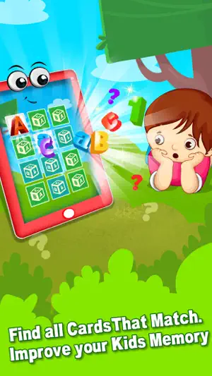 ABC 123 Memory Games - Flash Card Game