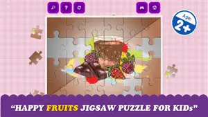 活泼的水果拼图益智游戏