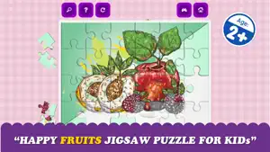 活泼的水果拼图益智游戏